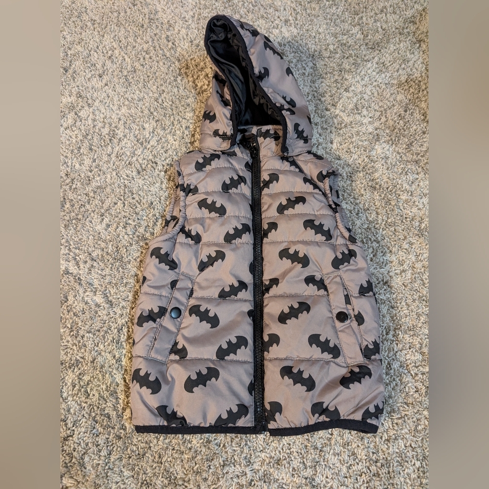 Kids Batman Puffer Vest